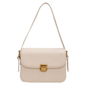 Beige White - Vintage Bag