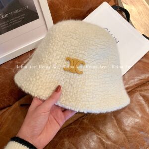 Beige-Cashmere Basin Hat