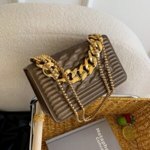 Brown-Small Chain Bag